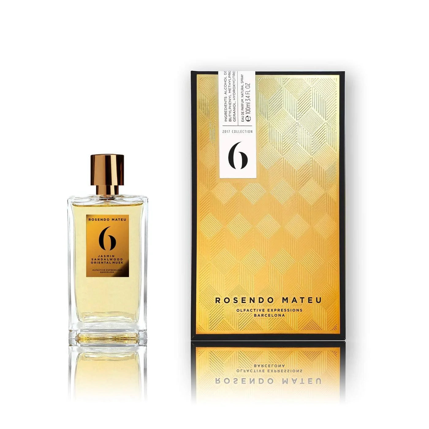 Rosendo Mateu Nº 6 Jasmin, Sandalwood, Oriental Musk (U) Eau De Parfum – 100ml